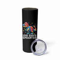 Dinosaur 100 Days Smarter Skinny Tumbler Building Bricks Dinosaur 100th Day Kids