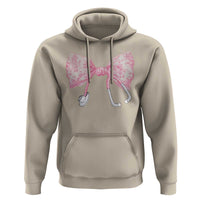 Pink Coquette Nurse Hoodie Toile de Jouy Stethoscope Bow