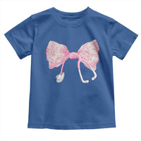 Pink Coquette Nurse Toddler T Shirt Toile de Jouy Stethoscope Bow