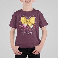 Personalized Teacher Coquette Bow T Shirt For Kid Custom Name Cute Teacher Appreciation Gift - Wonder Print Shop