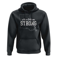 Nola Strong Hoodie Support Louisiana 2025 New Orleans Map