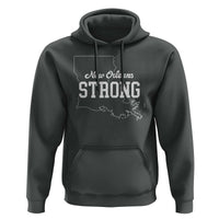 Nola Strong Hoodie Support Louisiana 2025 New Orleans Map