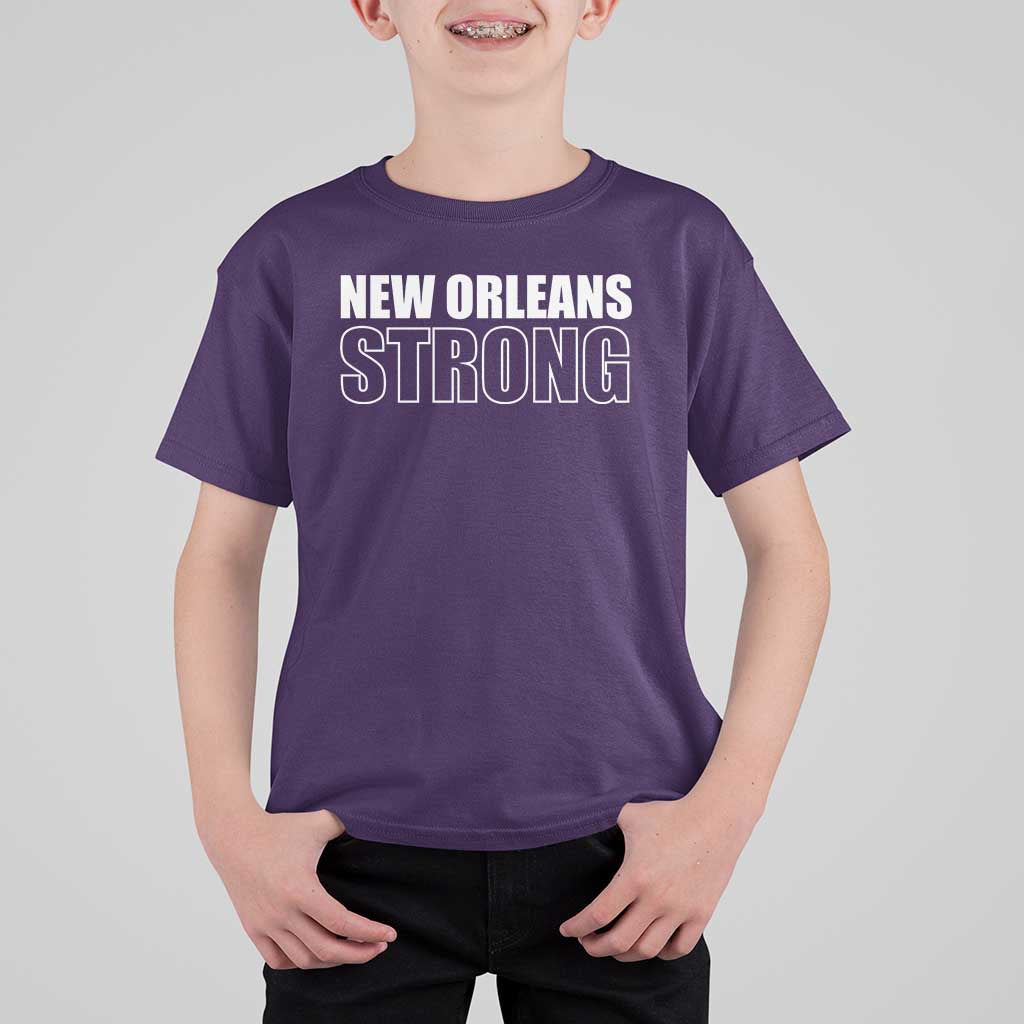 Nola Strong T Shirt For Kid Volunteer Support New Orleans Louisiana 2025 Tee