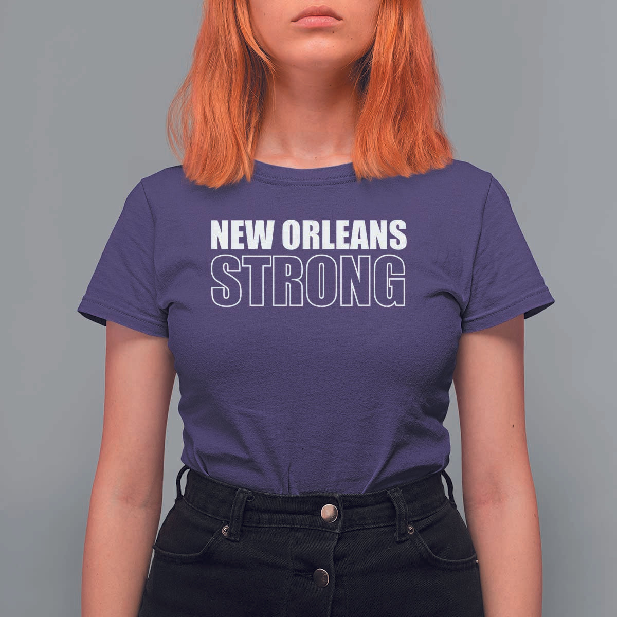 Nola Strong T Shirt For Women Volunteer Support New Orleans Louisiana 2025 Tee