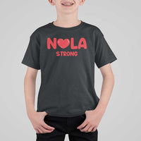 Nola Strong New Orleans Support T Shirt For Kid