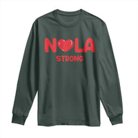 Nola Strong New Orleans Support Long Sleeve Shirt