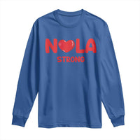 Nola Strong New Orleans Support Long Sleeve Shirt