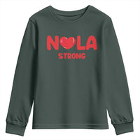 Nola Strong New Orleans Support Youth Sweatshirt
