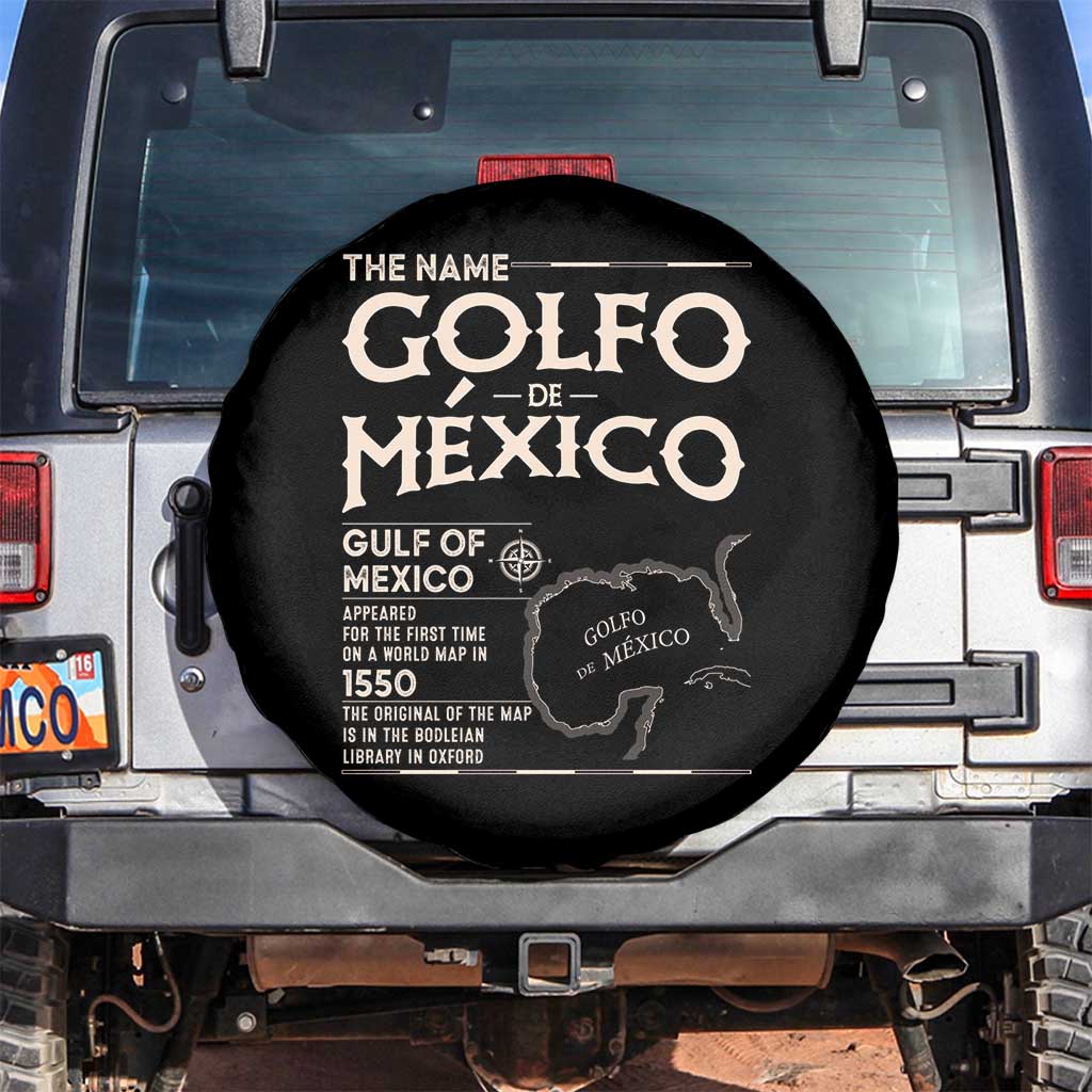 Gulf Of Mexico Spare Tire Cover 1672 Historic Map Coast Mexico Lover