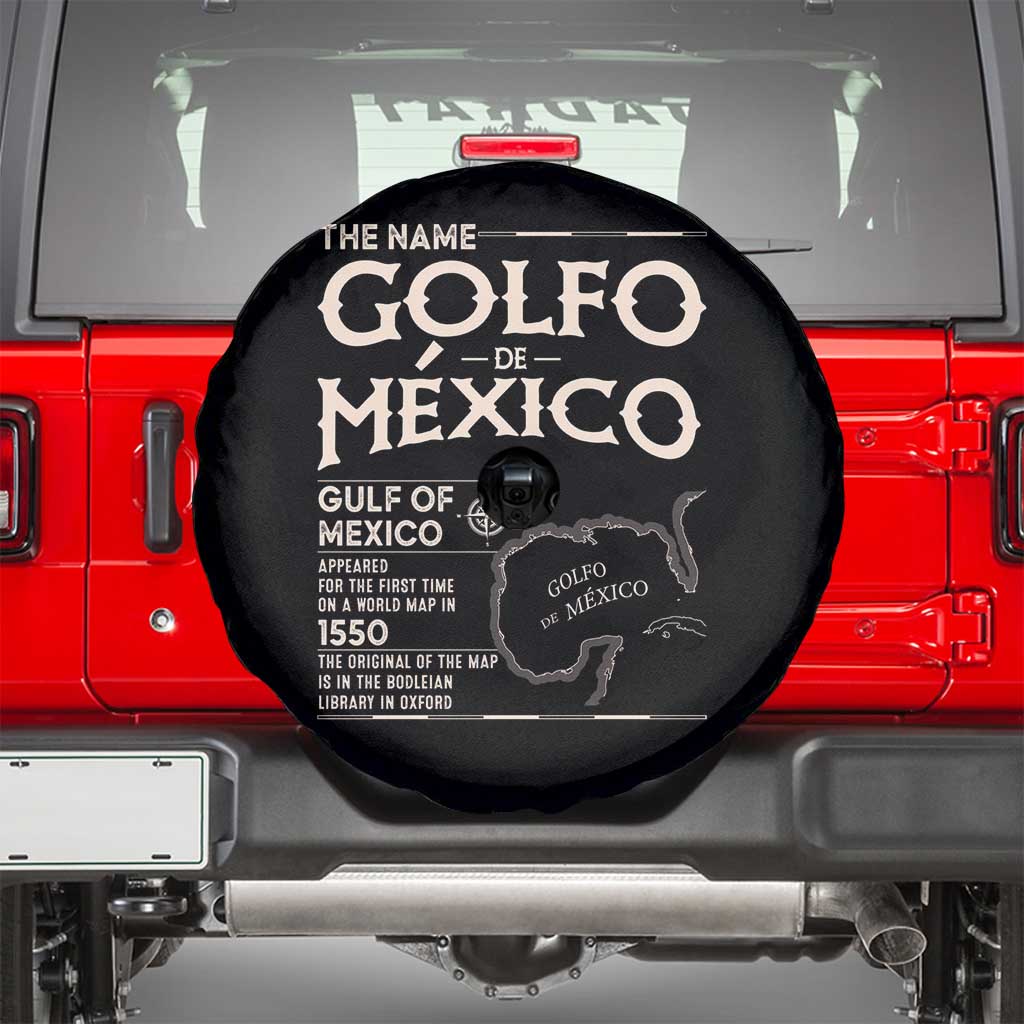 Gulf Of Mexico Spare Tire Cover 1672 Historic Map Coast Mexico Lover