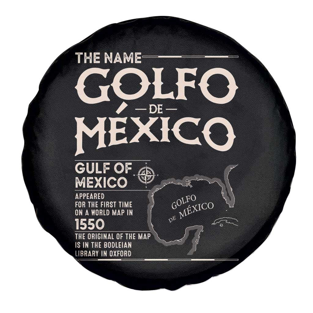 Gulf Of Mexico Spare Tire Cover 1672 Historic Map Coast Mexico Lover