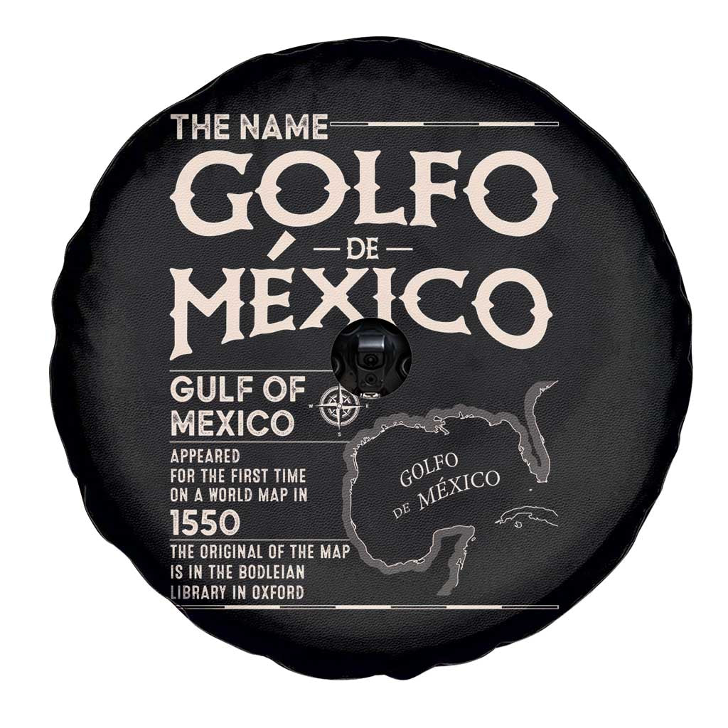 Gulf Of Mexico Spare Tire Cover 1672 Historic Map Coast Mexico Lover