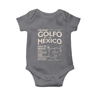 Gulf Of Mexico Baby Onesie 1672 Historic Map Coast Mexico Lover