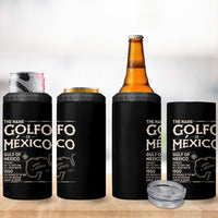 Gulf Of Mexico 4 in 1 Can Cooler Tumbler 1672 Historic Map Coast Mexico Lover