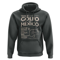 Gulf Of Mexico Hoodie 1672 Historic Map Coast Mexico Lover