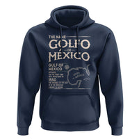 Gulf Of Mexico Hoodie 1672 Historic Map Coast Mexico Lover