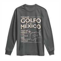 Gulf Of Mexico Long Sleeve Shirt 1672 Historic Map Coast Mexico Lover