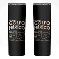 Gulf Of Mexico Skinny Tumbler 1672 Historic Map Coast Mexico Lover