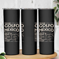 Gulf Of Mexico Skinny Tumbler 1672 Historic Map Coast Mexico Lover