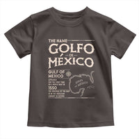 Gulf Of Mexico Toddler T Shirt 1672 Historic Map Coast Mexico Lover