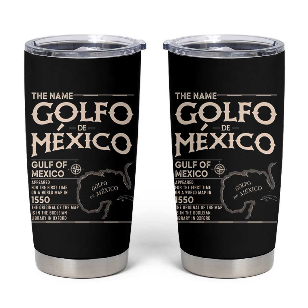 Gulf Of Mexico Tumbler Cup 1672 Historic Map Coast Mexico Lover