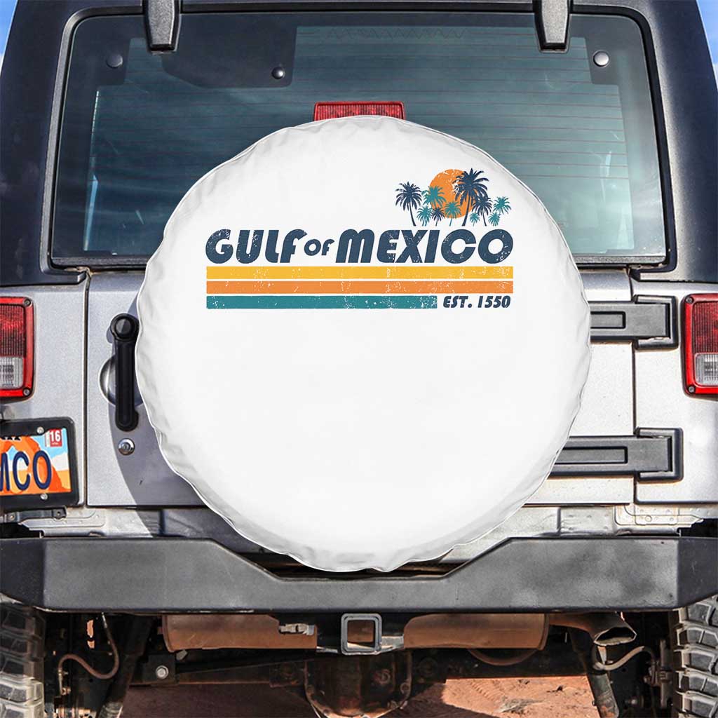 Gulf Of Mexico Spare Tire Cover Texas Alabama Mississippi Florida Beach Gulf Coast Mexico Lover