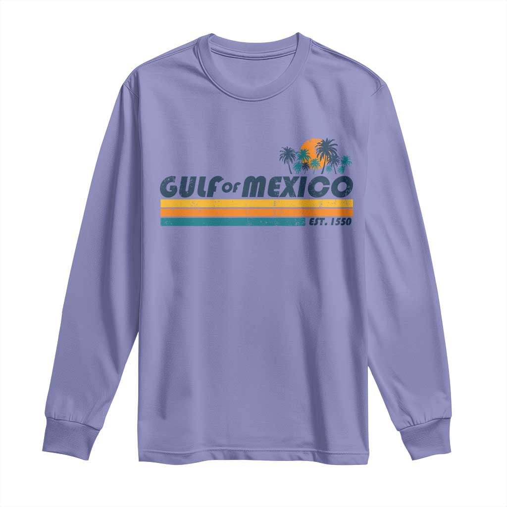 Gulf Of Mexico Long Sleeve Shirt Texas Alabama Mississippi Florida Beach Gulf Coast Mexico Lover