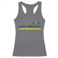 Gulf Of Mexico Racerback Tank Top Texas Alabama Mississippi Florida Beach Gulf Coast Mexico Lover
