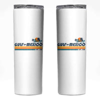 Gulf Of Mexico Skinny Tumbler Texas Alabama Mississippi Florida Beach Gulf Coast Mexico Lover