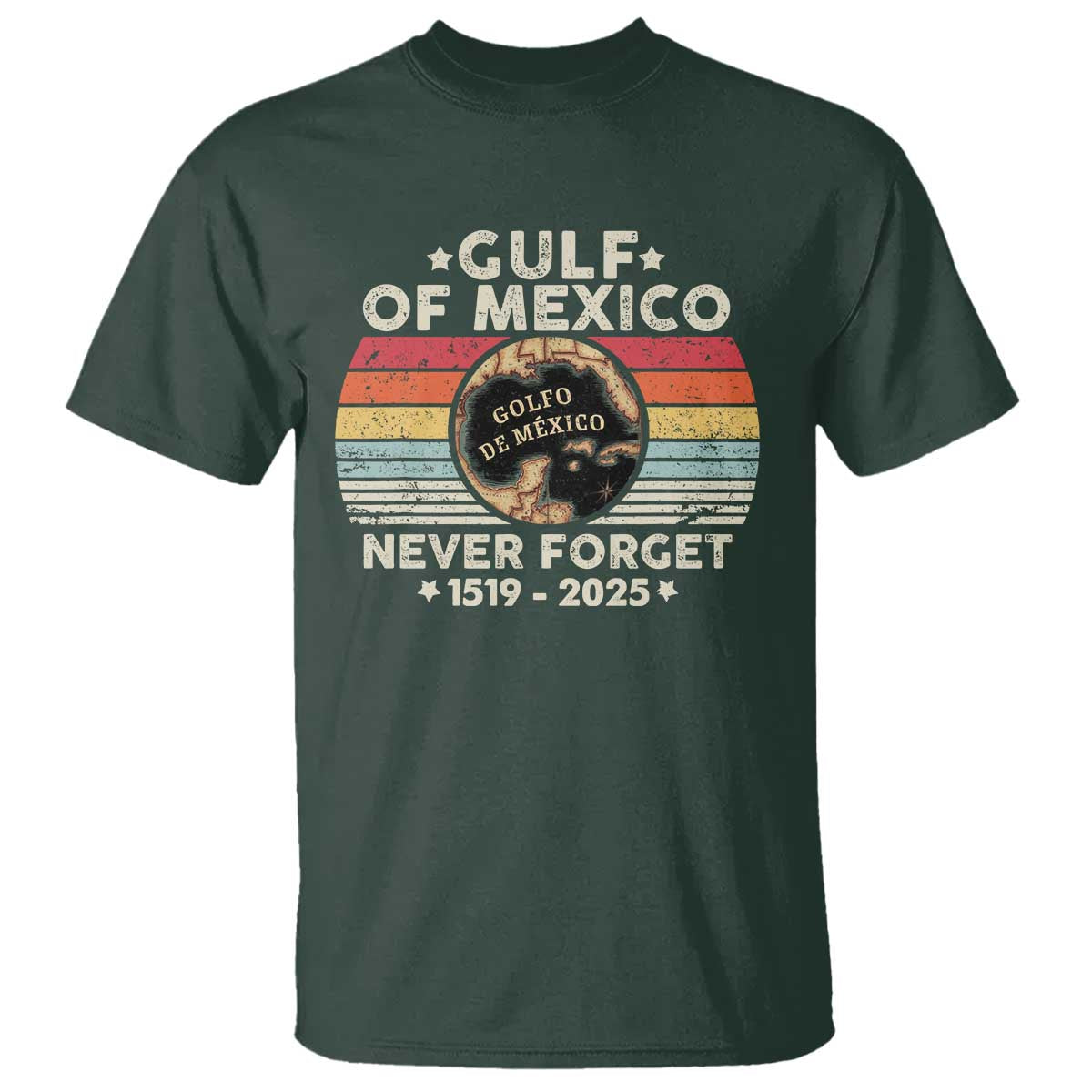 Never Forget Gulf Of Mexico T Shirt 1915 - 2025