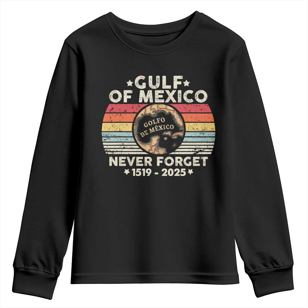 Never Forget Gulf Of Mexico Youth Sweatshirt 1915 - 2025