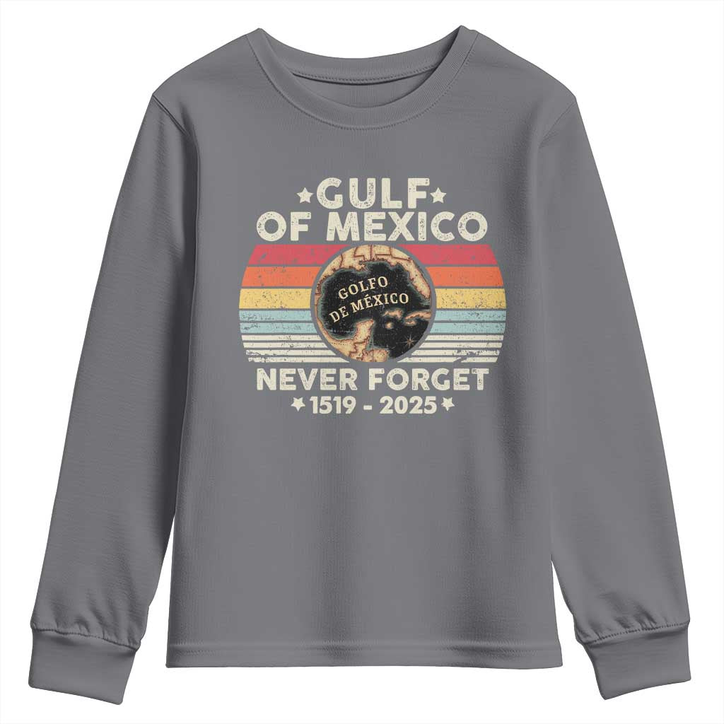 Never Forget Gulf Of Mexico Youth Sweatshirt 1915 - 2025