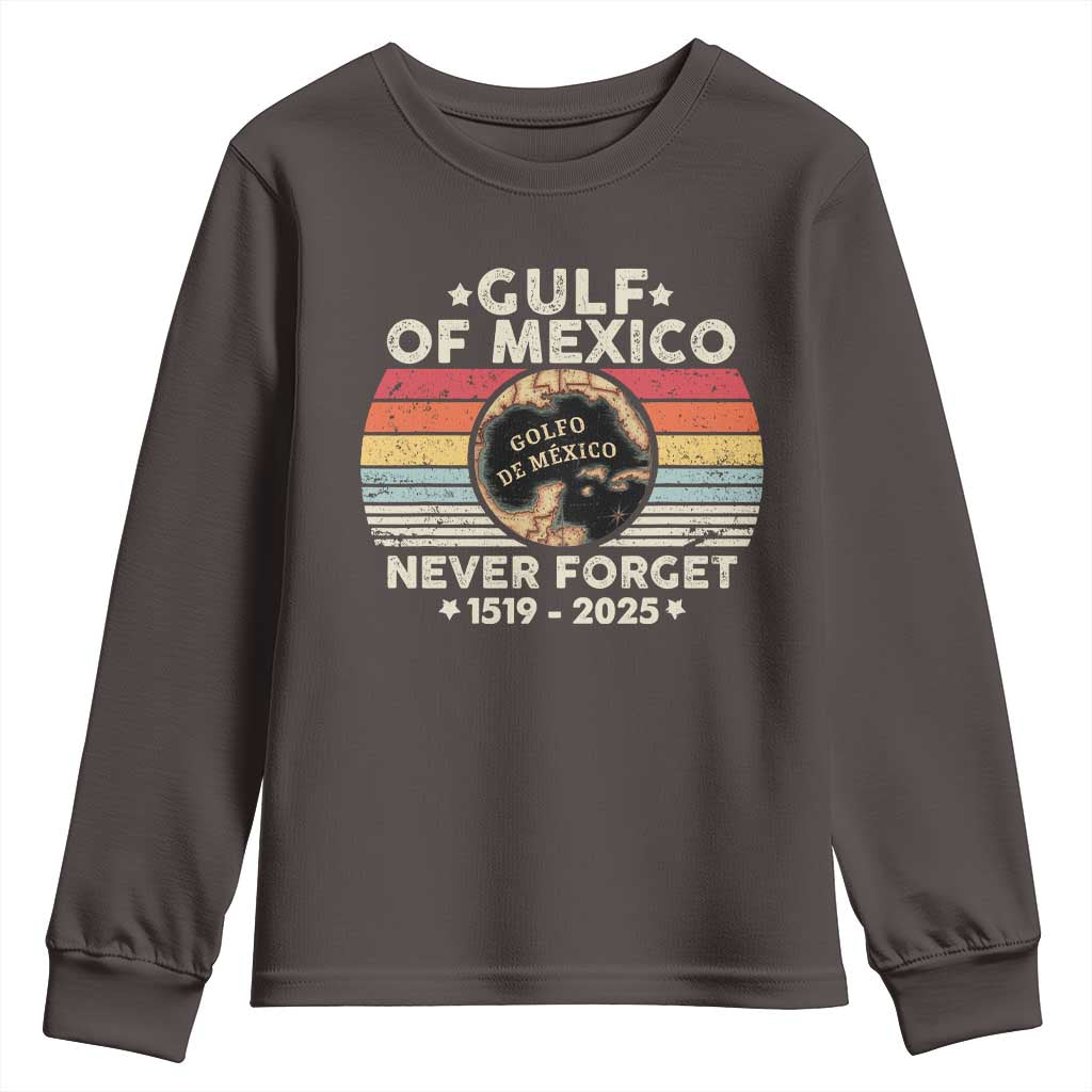 Never Forget Gulf Of Mexico Youth Sweatshirt 1915 - 2025