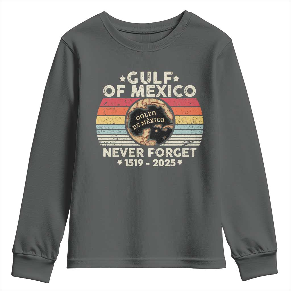 Never Forget Gulf Of Mexico Youth Sweatshirt 1915 - 2025