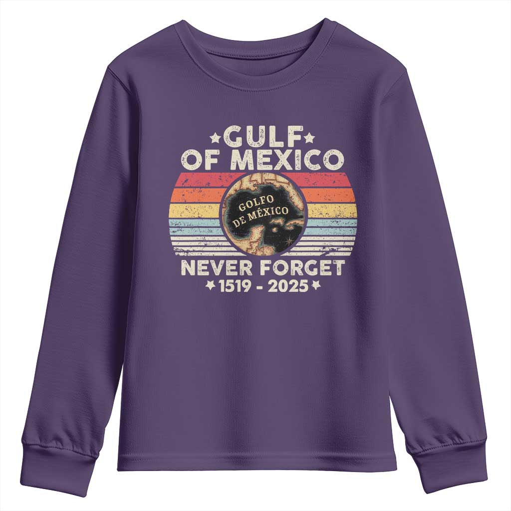 Never Forget Gulf Of Mexico Youth Sweatshirt 1915 - 2025