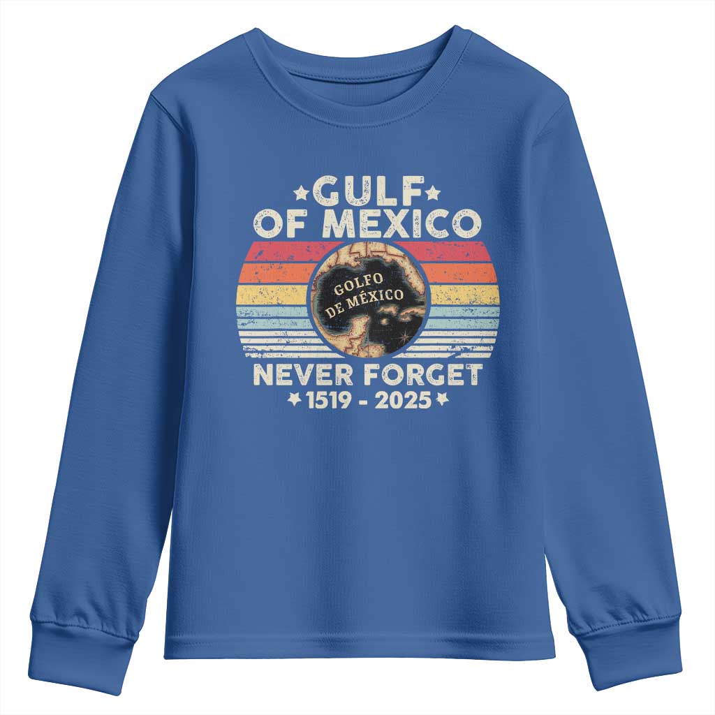 Never Forget Gulf Of Mexico Youth Sweatshirt 1915 - 2025