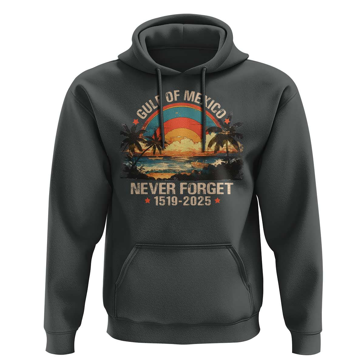 Gulf Of Mexico Hoodie Never Forget 1915 - 2025 Coast Texas Alabama Mississippi Florida Beach