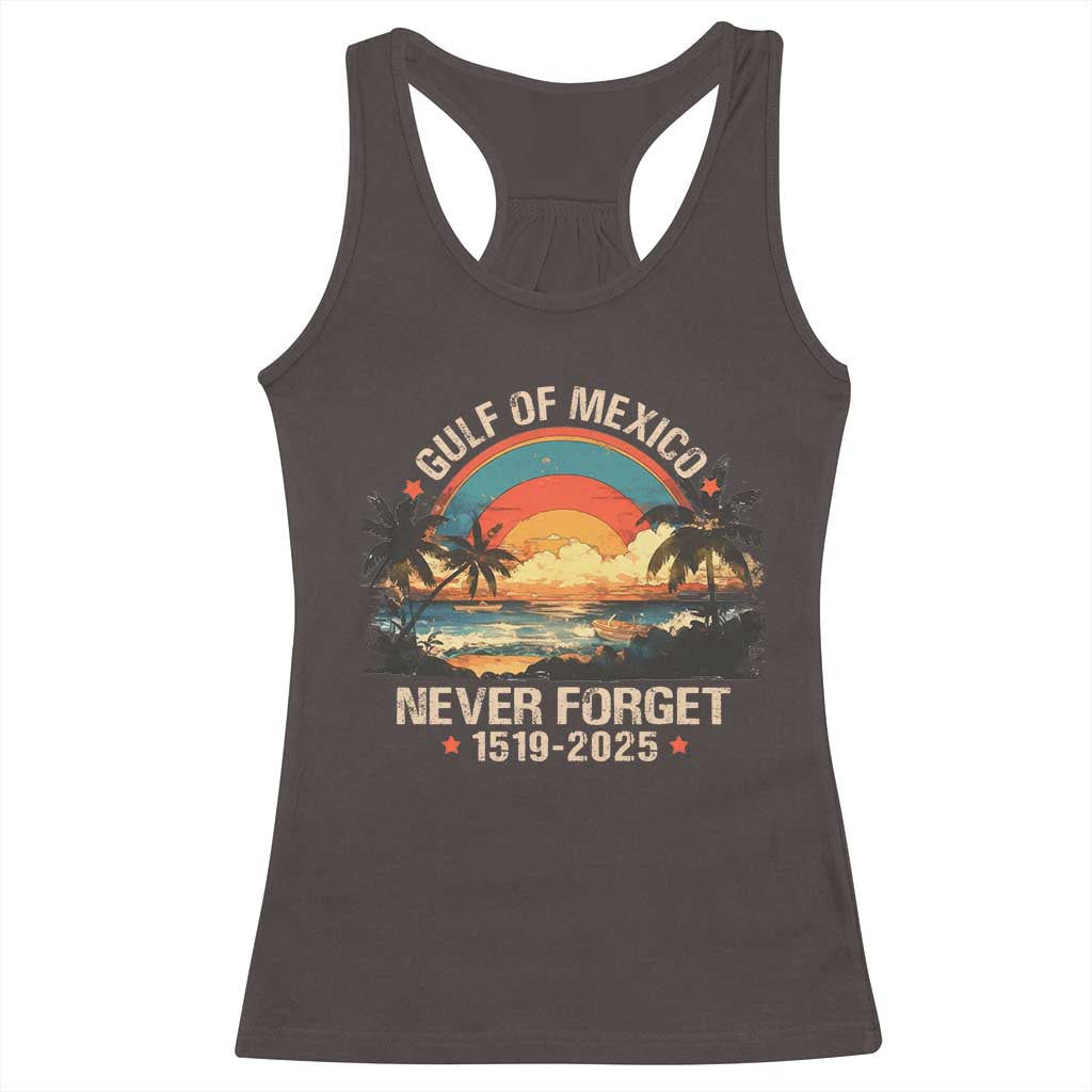 Gulf Of Mexico Racerback Tank Top Never Forget 1915 - 2025 Coast Texas Alabama Mississippi Florida Beach