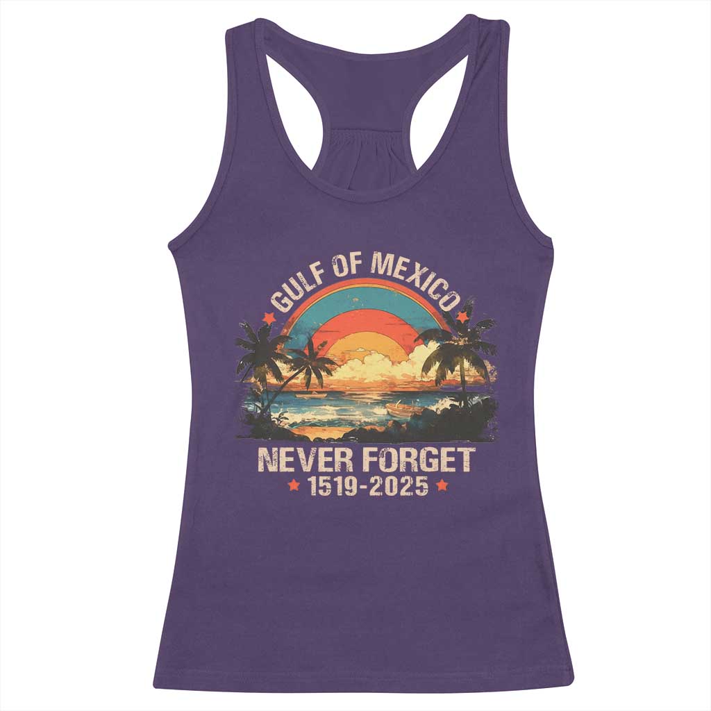 Gulf Of Mexico Racerback Tank Top Never Forget 1915 - 2025 Coast Texas Alabama Mississippi Florida Beach