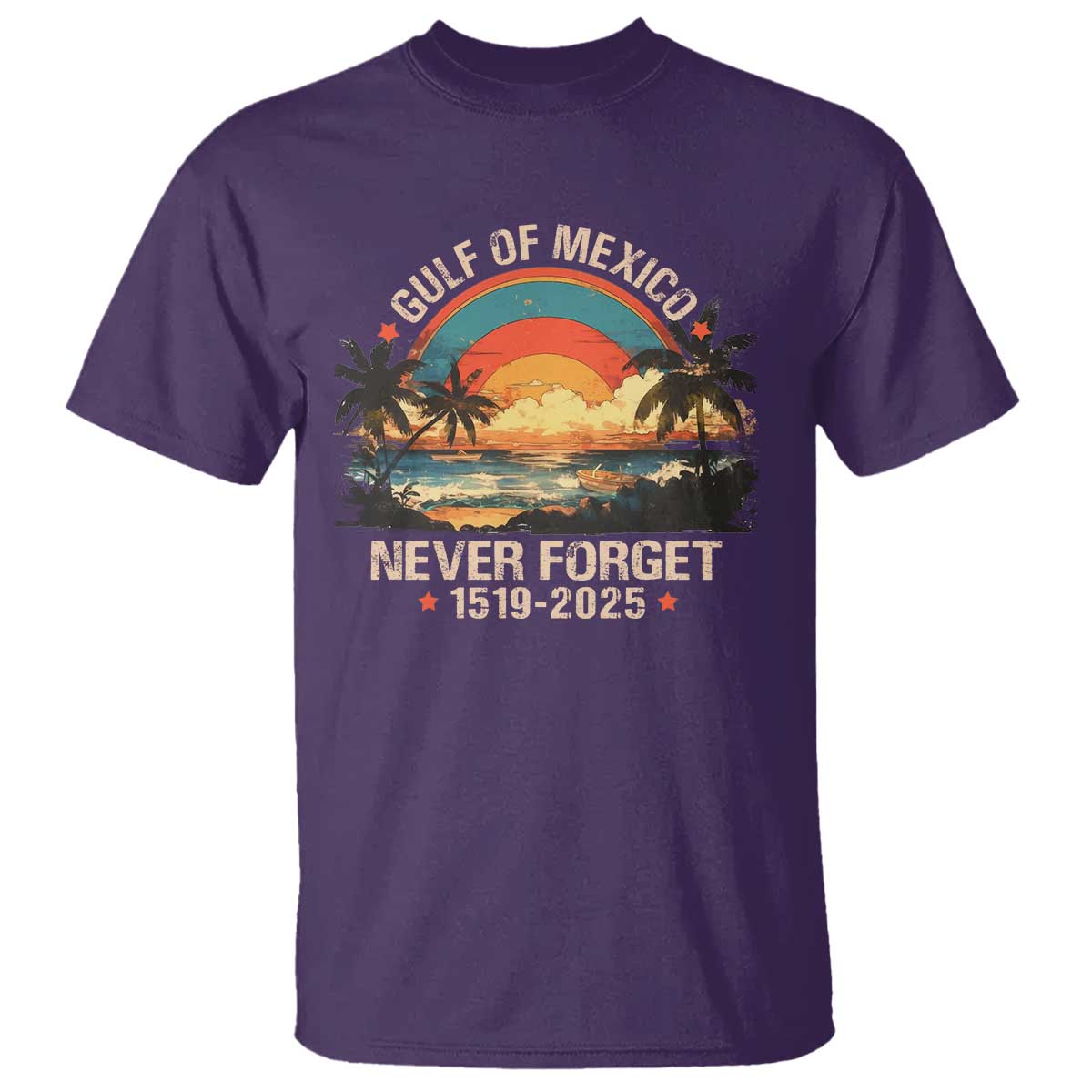 Gulf Of Mexico T Shirt Never Forget 1915 - 2025 Coast Texas Alabama Mississippi Florida Beach