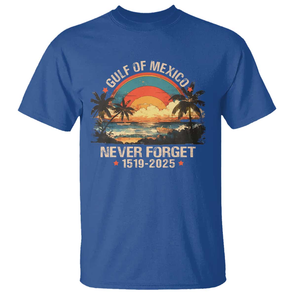 Gulf Of Mexico T Shirt Never Forget 1915 - 2025 Coast Texas Alabama Mississippi Florida Beach