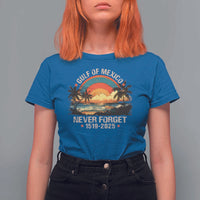Gulf Of Mexico T Shirt For Women Never Forget 1915 - 2025 Coast Texas Alabama Mississippi Florida Beach