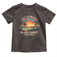 Gulf Of Mexico Toddler T Shirt Never Forget 1915 - 2025 Coast Texas Alabama Mississippi Florida Beach