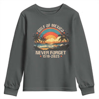 Gulf Of Mexico Youth Sweatshirt Never Forget 1915 - 2025 Coast Texas Alabama Mississippi Florida Beach