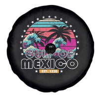 Gulf Of Mexico Spare Tire Cover Est. 1550 Retro Summer Vibes