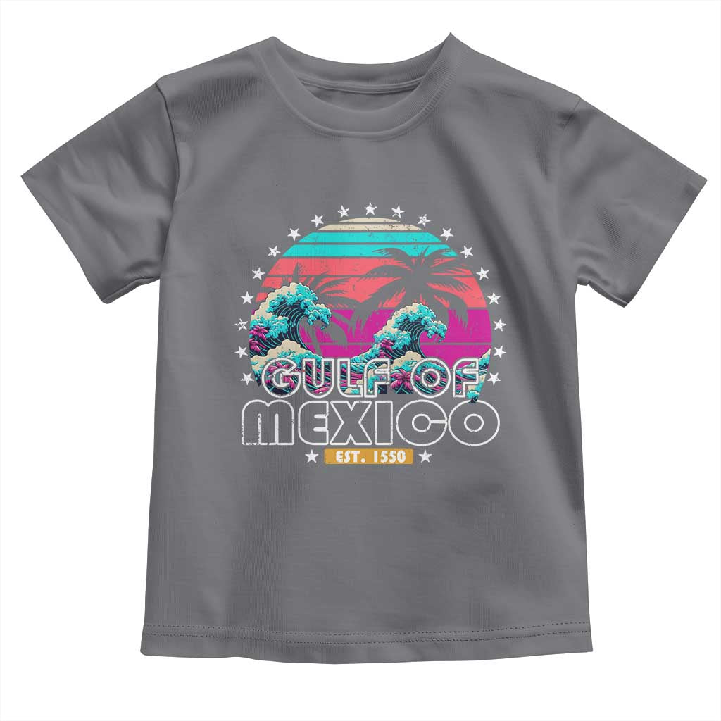 Gulf Of Mexico Toddler T Shirt Est. 1550 Retro Summer Vibes