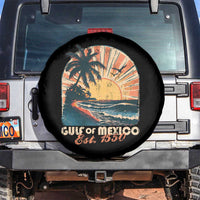 Gulf Of Mexico Spare Tire Cover Est. 1550 Sunny Vibes