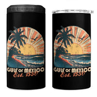 Gulf Of Mexico 4 in 1 Can Cooler Tumbler Est. 1550 Sunny Vibes