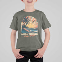 Gulf Of Mexico T Shirt For Kid Est. 1550 Sunny Vibes