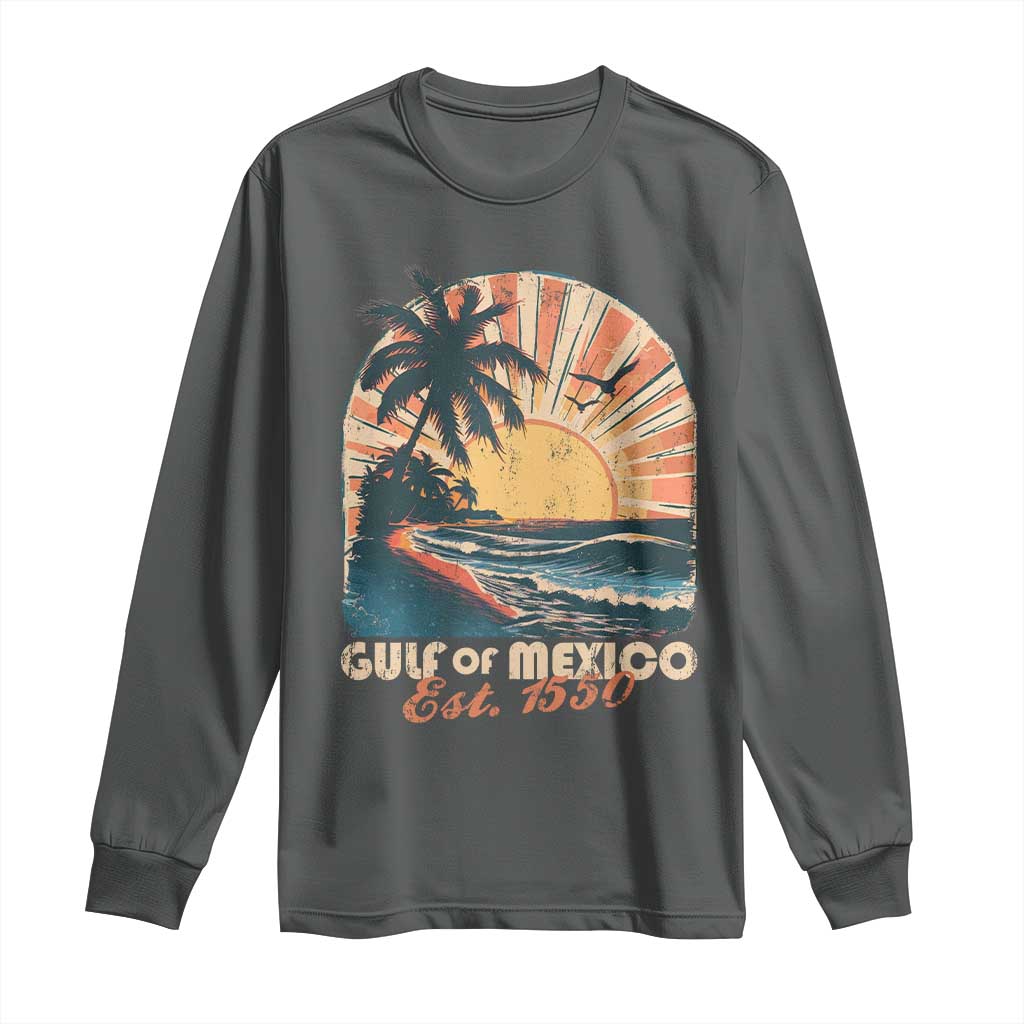 Gulf Of Mexico Long Sleeve Shirt Est. 1550 Sunny Vibes